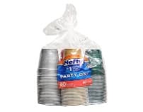 HEFTY PARTY CUP MIXED COLORS 16 OZ 80 CT